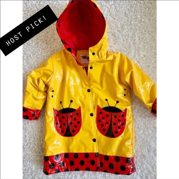 🔥 HP 🔥 Driplet Vintage Ladybug Raincoat 🌈 ☔️ - Picture 1 of 3